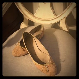 J Crew cork flats